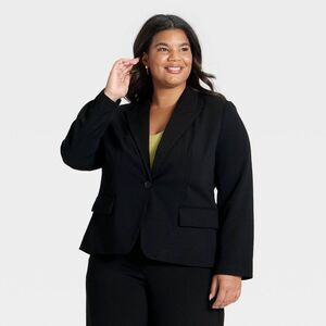 a new day Black Women's Blazer